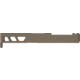 TRYBE Defense Pistol Slide, Glock 19, Gen 4, Viper Cut, Version 2, FDE Cerakote, No Base Plate Included, SLDG19G4VPRV2-FDE