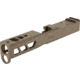 TRYBE Defense Pistol Slide, Glock 19, Gen 4, Viper Cut, Version 2, FDE Cerakote, No Base Plate Included, SLDG19G4VPRV2-FDE