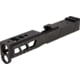 TRYBE Defense Pistol Slide, Glock 19, Gen 5, DeltaPoint Pro Cut, Version 2, Black Cerakote, No Base Plate Included, SLDG19G5DPV2-BN
