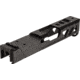 TRYBE Defense Pistol Slide, Glock 26, Gen 3/4, DeltaPoint Pro Cut, Version 2, Black Cerakote, No Base Plate Included, SLDG26G34DPV2-BN