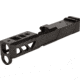 TRYBE Defense Pistol Slide, Glock 26, Gen 3/4, DeltaPoint Pro Cut, Version 2, Black Cerakote, No Base Plate Included, SLDG26G34DPV2-BN