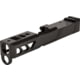 TRYBE Defense Pistol Slide, Glock 26, Gen 3/4, DeltaPoint Pro Cut, Version 2, Black Cerakote, No Base Plate Included, SLDG26G34DPV2-BN