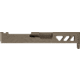 TRYBE Defense Pistol Slide, Glock 26, Gen 3/4, Venom Cut, Version 2, FDE Cerakote, No Base Plate Included, SLDG26G34VNMV2-FDE