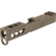 TRYBE Defense Pistol Slide, Glock 26, Gen 3/4, Venom Cut, Version 2, FDE Cerakote, No Base Plate Included, SLDG26G34VNMV2-FDE