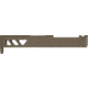 TRYBE Defense Pistol Slide, Glock 26, Gen 3/4, Viper Cut, Version 2, FDE Cerakote, No Base Plate Included, SLDG26G34VPRV2-FDE