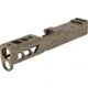 TRYBE Defense Pistol Slide, Glock 26, Gen 3/4, Viper Cut, Version 2, FDE Cerakote, No Base Plate Included, SLDG26G34VPRV2-FDE