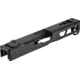 TRYBE Defense Pistol Slide, Glock 17, Gen 5, DeltaPoint Pro Cut, Version 2, Black Cerakote, SLDG17G5DPV2-BN