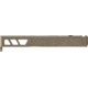 TRYBE Defense TRYBE Defense Pistol Slide, Glock 19, Gen 3, DeltaPoint Pro Cut, Version 2, FDE Cerakote, SLDG19G3DPV2-FDE
