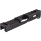 TRYBE Defense TRYBE Defense Pistol Slide, Glock 19, Gen 5, Venom Cut, Version 1, Black Cerakote SLDG19G5VNM-BN