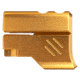 TRYBE Defense Universal 9mm Compensator - Full Size Firearms, Gold, TRBDUNI9MMFS-GLD