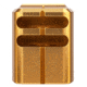 TRYBE Defense Universal 9mm Compensator - Full Size Firearms, Gold, TRBDUNI9MMFS-GLD