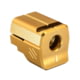 TRYBE Defense Universal Single Port 9mm Compensator, Full Size Firearms, Gold, TRBDSPUNI9MMFS-GLD