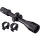 TRYBE Optics 6-24x50mm Rifle Scope, 30mm Advanced Scope Rings, Low, Black