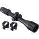 TRYBE Optics 6-24x50mm Rifle Scope, 30mm Advanced Scope Rings, Medium, Black
