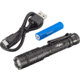 TRYBE Optics Micro Lithium Ion 350 Lumen Rechargeable Handheld Flashlight, Black, MICRO1K-BK