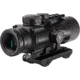 TRYBE Optics 5x36mm Compact Prism Scope Red Dot Sight, 36mm Tube, 4 MOA Dot, Anodized, Black, TRO5XPRISM-BL