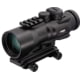 TRYBE Optics 5x36mm Compact Prism Scope Red Dot Sight, 36mm Tube, 4 MOA Dot, Anodized, Black, TRO5XPRISM-BL