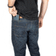 TRYBE Tactical All Purpose Denim Jean - Men's, Regular Fit, Blue/Medium wash, 44-36, TACJNREGMD-44-36
