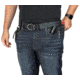 TRYBE Tactical All Purpose Denim Jean - Men's, Regular Fit, Blue/Medium wash, 44-36, TACJNREGMD-44-36