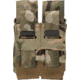 TRYBE Tactical Covered Double Pistol Magazine Pouch, Multi Cam, 22HPC2MC