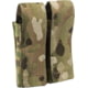 TRYBE Tactical Covered Double Pistol Magazine Pouch, Multi Cam, 22HPC2MC