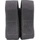 TRYBE Tactical Covered Double Pistol Magazine Pouch, Wolf Grey, 22HPC2WG