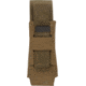 TRYBE Tactical Covered Single Pistol Magazine Pouch, Coyote Tan, 22HPC0CB