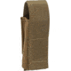 TRYBE Tactical Covered Single Pistol Magazine Pouch, Coyote Tan, 22HPC0CB