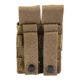 TRYBE Tactical Double Pistol Pouch, Coyote Tan, DBPMP-CT