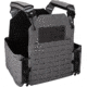 TRYBE Tactical Laser-Cut Plate Carrier w/Fast-Release Tubes, Wolf Gray, LCPC-WG