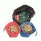 TUFF Products 3-Gun Ammo Bags Set, Black, Red, Blue 4097-BRB