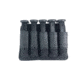 TUFF Products 5 In-line R.E.M. Pouch with Magnetic Retention-No Flap - Size 2 For Double Stacks, Black Carbon 7095-BC-M-2