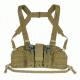 TUFF Products Active Shooters Chest Rig, Coyote Brown, M.O.L.L.E. Side Panels 4074-CBV
