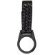 TUFF Products Baton Ring Holder w/ Straight Handle, Black Basketweave, C Cell 7117-BWB