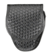 TUFF Products Double Handcuff Case w/ Hidden Snap, Black Basketweave, Fits 2 Pair 7711-BWH