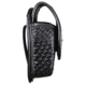TUFF Products Double Handcuff Case w/ Hidden Snap, Black Basketweave, Fits 2 Pair 7711-BWH