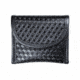 TUFF Products Double Latex Glove Pouch w/ Velcro Closure, Black Basketweave, Holds 2 Pair 7718-BWV