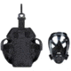 TUFF Products Gas Mask Bag w/Quick Release Clip - Nylon, Black, 8907-NYA