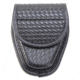 TUFF Products Single Handcuff Case w/ Hidden Snap, Black Basketweave, Smith&amp;Wesson To ASP 7710-BWH-1