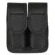 TUFF Products Slide-On Double Magazine Pouch w/ Hidden Snap, Black Nylon, Size 2 Gl17192223 Be9296 7502-NYH-2