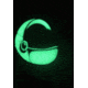 TUFF Products Space Child in a Spaceball w/ Blaster Glow in the Dark Patch, 2.5in, P-BabyChild