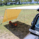 Tuff Stuff Overland Awning Shade Wall, 6.5 x 8 ft, Sand, NSN N, TS-AWN-SW-6.5