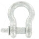 Tuff Stuff Overland D-Ring Shackle, 4.75 Ton Bow Shackle D-Ring 3/4 Inch Pin, Silver, NSN N, TS-BS-4.75-SL