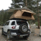 Tuff Stuff Overland Rooftop Tent 2 Person Delta Overland Sand, Sand Tent/Black Cover, NSN N, TS-RTT-DLT