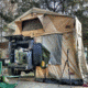 Tuff Stuff Overland Rooftop Tent & Annex Room 3 Person Ranger Overland Sand, Sand Tent/Black Cover, NSN N, TS-RTT-ANX-RAN