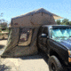 Tuff Stuff Overland Rooftop Tent & Annex Room 3 Person Ranger Overland Sand, Sand Tent/Black Cover, NSN N, TS-RTT-ANX-RAN