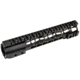USED Tuff Zone AR-10 Handguard 10in, w/ Short Quads Clamp, On KeyMod Free Float, Hard Andonized, TZ-MRF30810, EDEMO1