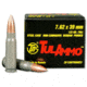 TulAmmo 7.62x39mm, 122 Grain, Full Metal Jacket FMJ, Steel Cased, BERDAN, Non-corrosive Centerfire Rifle Ammo, 200 Rounds, UL076201