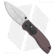 Tuya Knife Big Belly Slide Folding Knife, 3.50in, 154CM, Drop Point Blade, G-10, Purple Handle, Purple/Gray, 7.50 inch, BHQ-174122