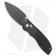 Tuya Knife Big Belly Slide Folding Knife, 3.50in, 154CM, Drop Point Blade, G-10, Black Handle, Black/Black, 7.50 inch, BHQ-174131